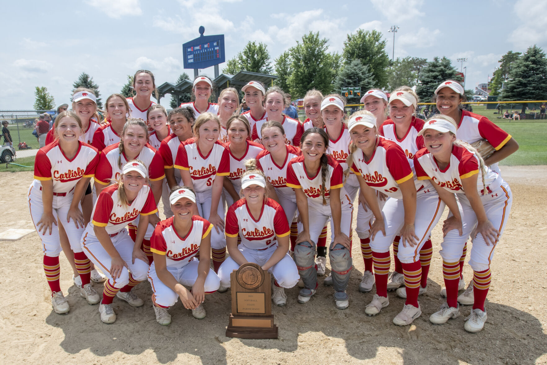 Carlisle ends with a win